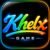 Khelx Game colorful logo with bright gradient design